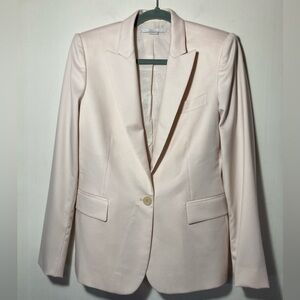 Stella McCartney Wool Blazer Single Breasted One Button Collar/Lapel Size 42(10)